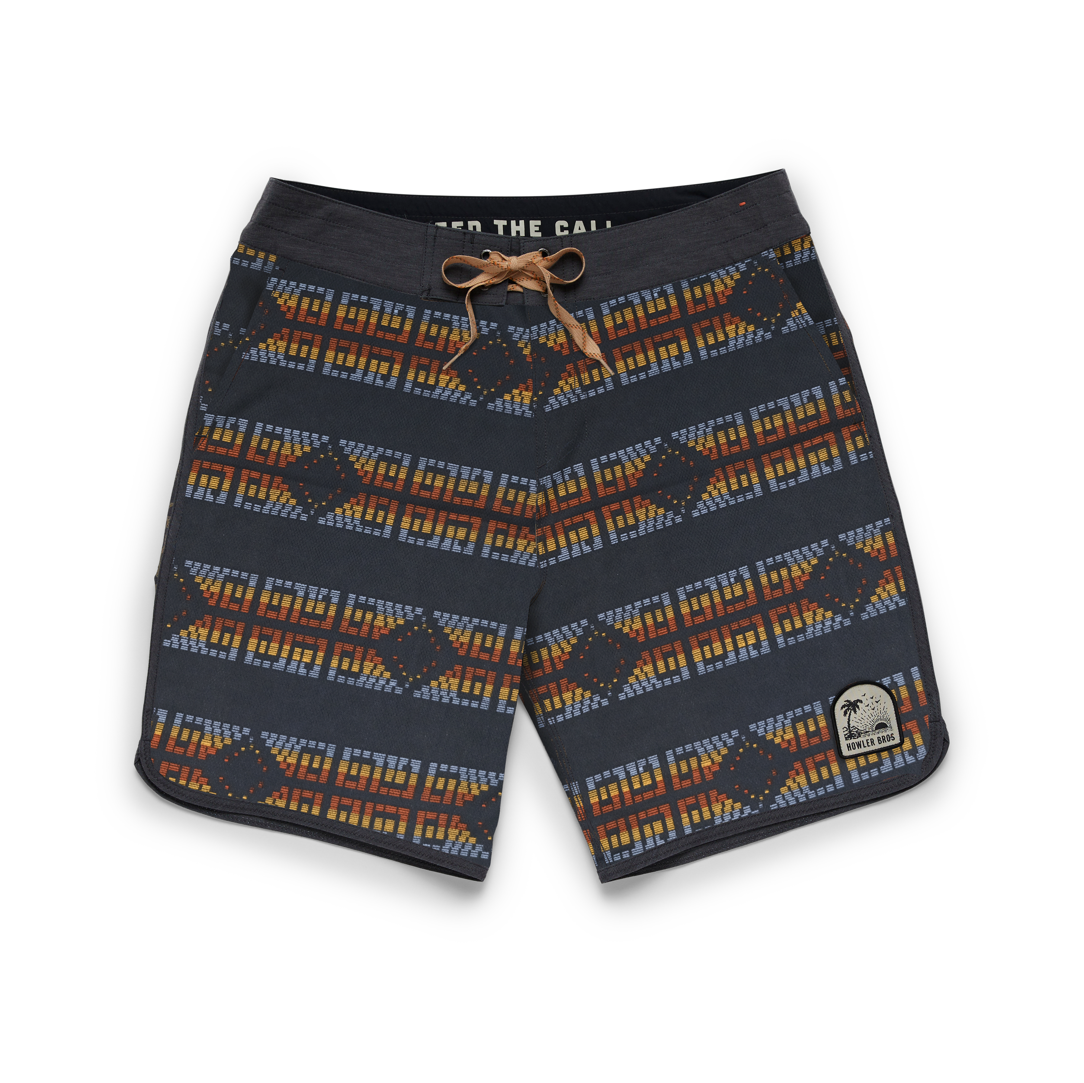 Stretch Bruja Boardshorts: Mescal- Petrol