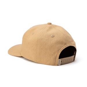 The Quarter Snapback- Tan