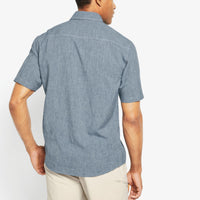 Tech Chambray Short Sleeve- Blue Chambray