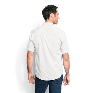 Tech Chambray Short Sleeve- White