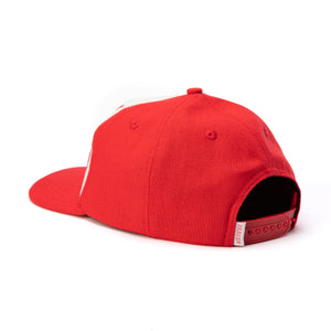Uncle Bill Hat- White/Red