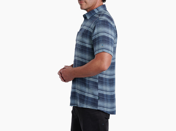 Skorpio Short Sleeve Shirt- Blue Chalk