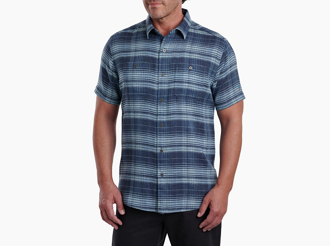 Skorpio Short Sleeve Shirt- Blue Chalk